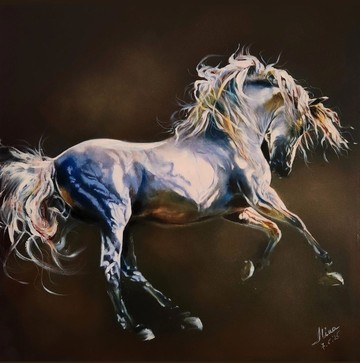 ArteDiAlina.com painting: Pure Blood